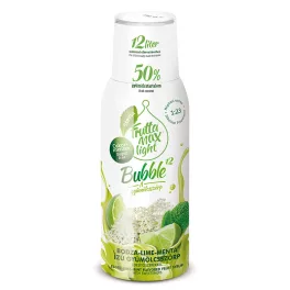 Fruttamax Bubble Holunder-Limette-Minze Light, 500 ml