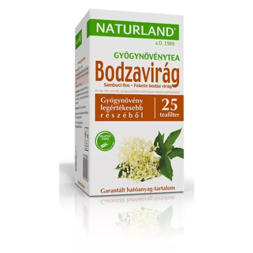 Naturland Holunderblütentee, Filtertee 25 x 1 g