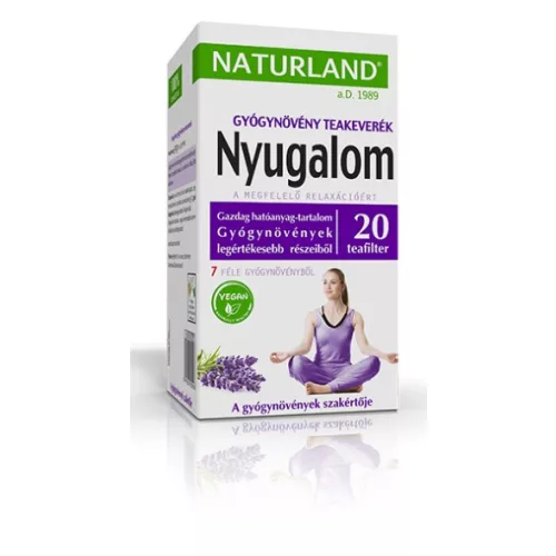 Naturland Ruhe Teemischung, Filterbeutel 20 x 1,5 g
