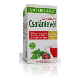   Naturland Premium Brennnesselblätter-Cranberry-Teemischung 20 × 1,2 g