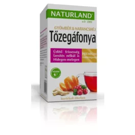   Naturland Premium Früchtetee Cranberry-Ingwer-Orangenschale 20 x 2 g