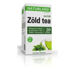 Naturland Grüner Tee natur, Filtertee 20 x 1,5 g