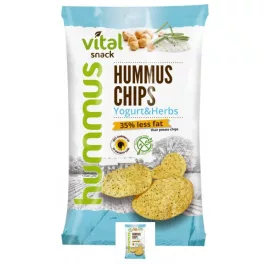 VitalSnack Hummus-Chips Joghurt & Kräuter 65 g