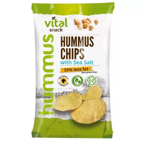 VitalSnack Hummus-Chips Meersalz – 65 g