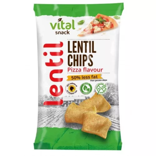 VitalSnack Linsen-Chips Pizza, 65 g