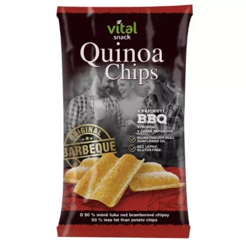VitalSnack Quinoa-Chips, BBQ-Geschmack, 65 g